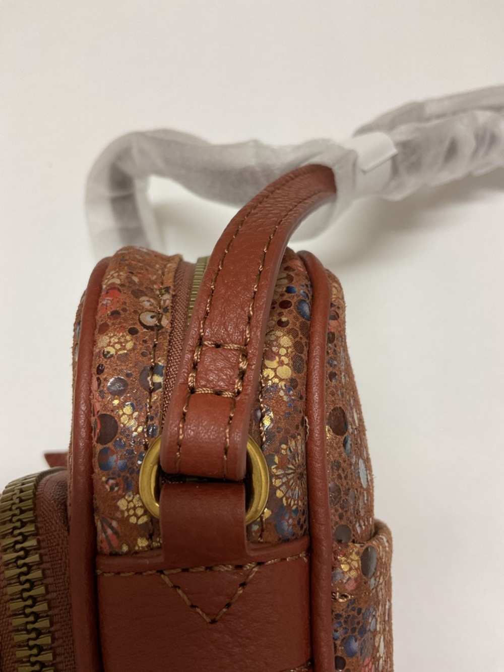 AMERICAN LEATHER CO Cleveland Mini Floral Crossbody Bag NWT - Picture 13 of 13